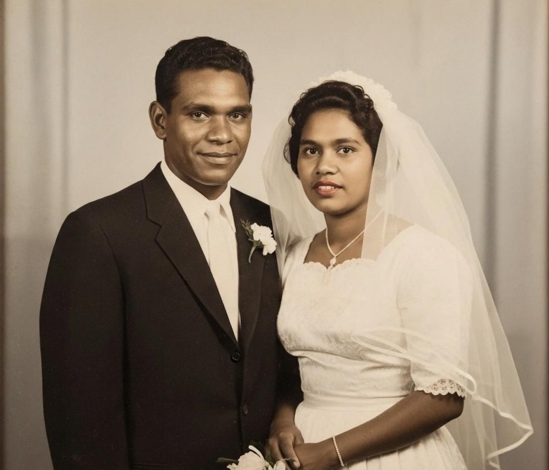 Example of photo restoration